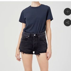 Agolde Parker black shorts size 27